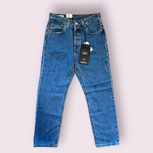 NWT Levi’s Premium 501 Original Cropped - Picture 2 of 4
